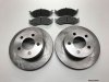 2 x Front Brake Disc & brake Pads for Jeep Cherokee XJ 1999-2001 BRK/XJ/006A